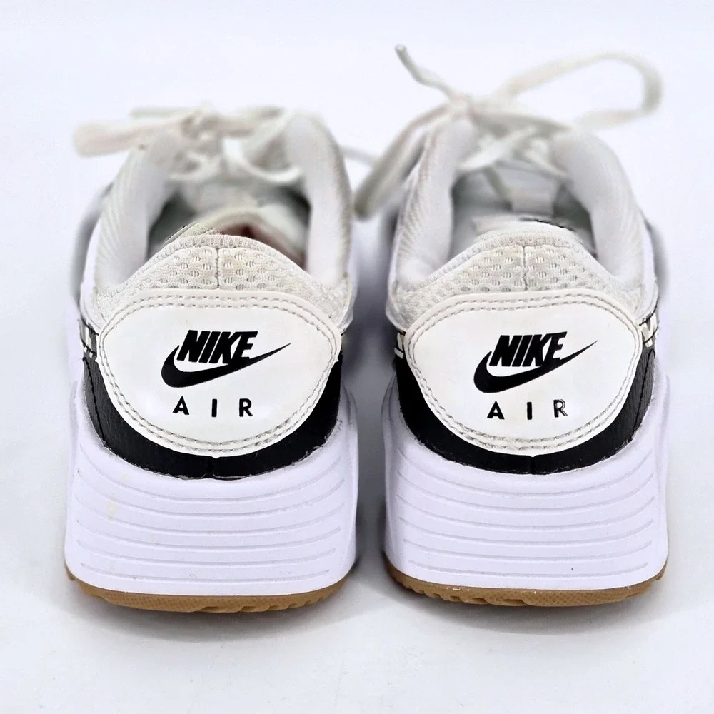 Nike Air Max SC Leopard Print White Black Shoes Sneakers Women's Size US 6 VGUC